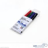 Whiteboard-Marker Mittelgroß Farbsortiert 4 stück