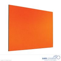 Pinnwand Frameless Leuchtend Orange 100x180 cm S