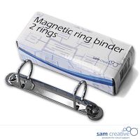 Ringbuchmechanik magnethaftend, D-Form 2-Ring