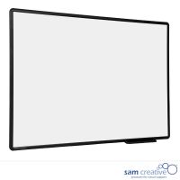 Whiteboard Pro Magnetisch Emailliert 60x90 cm schwarzer Rahmen