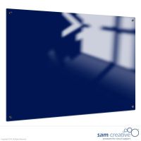 Whiteboard Glas Solid Marine Blau 60x90 cm
