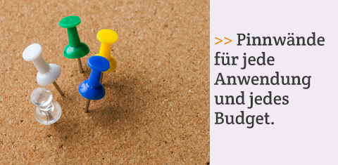 Pinnwände für jede Anwendung und jedes Budget.